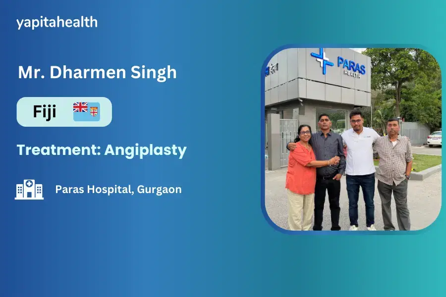 Dharmen Singh's Angioplasty and Treatment- A success story